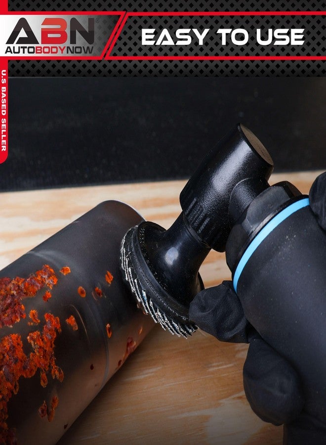 أبن مجموعة أقراص صنفرة ABN مقاس 2 بوصة - T27، حبيبات 120، مصنوعة من أكسيد الزركونيا عالي الكثافة، 10 قطع، وسادات صنفرة مستديرة بغطاء مسطح - Image 4