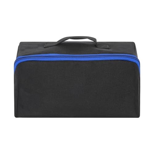 PAHAL Multipurpose Tool Case 10" Wide Mouth – Heavy Duty Tool Storage Bag with Large Opening Zipper, Portable Tool Kit Organizer for Electrician, Technician, Durable Carry Tool Bag – Black - Image 2