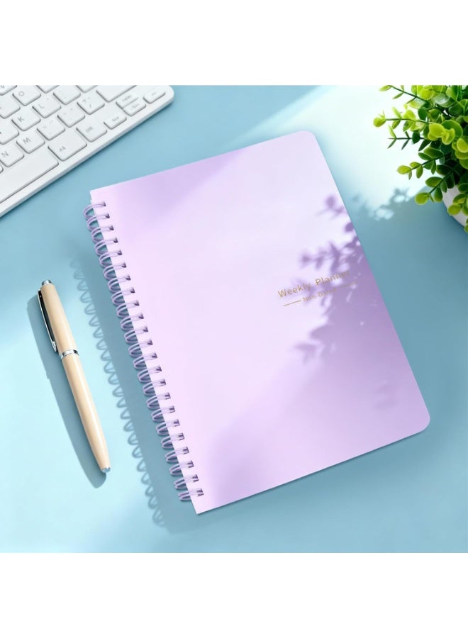 HPRT Undated Weekly Planner A5, 52-Week Spiral Goal Journal with To Do List, Habit Tracker & Daily Organizer for School, Work & Personal Productivity, (Purple) - Image 5