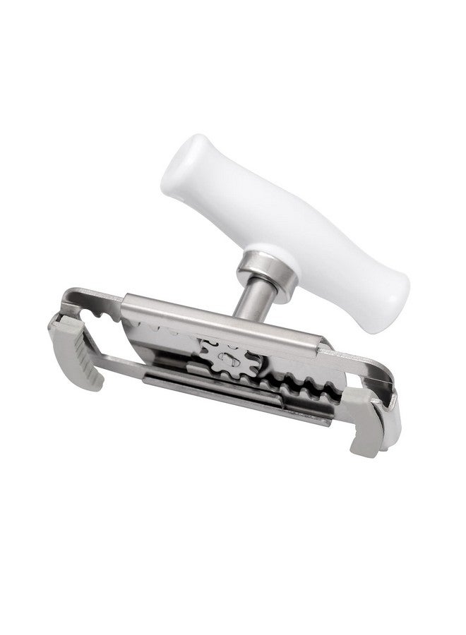 Kichwit Metal Jar Opener with Rubber Grippers, Bottle Opener Keychain Included - Image 3