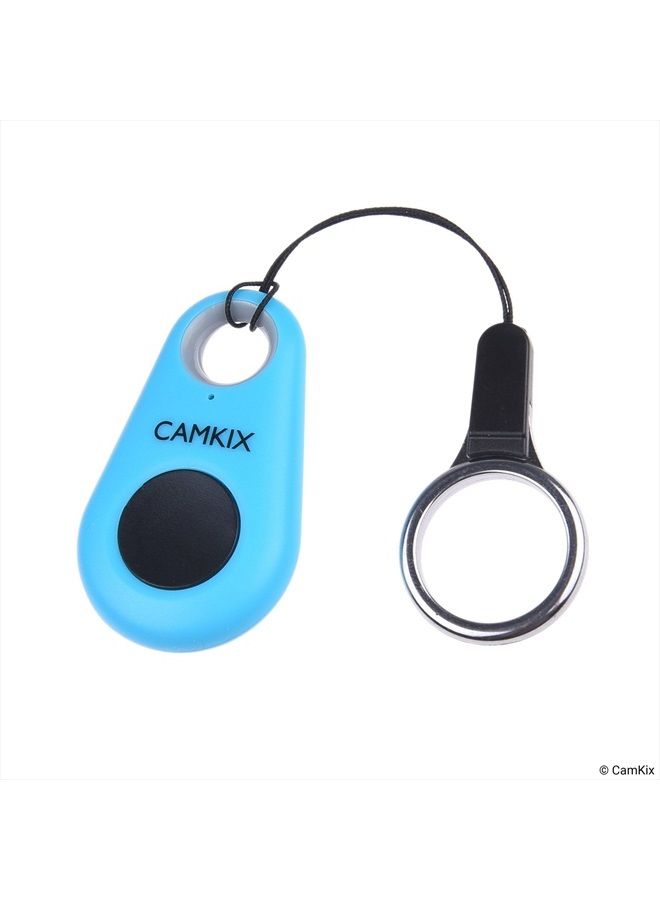 CamKix Camera Shutter Remote Control with Bluetooth Wireless Technology - Drop Style - Compatible with iPhone/Android - One Button Control - Carabiner and Lanyard with Detachable Ring Included - Image 5