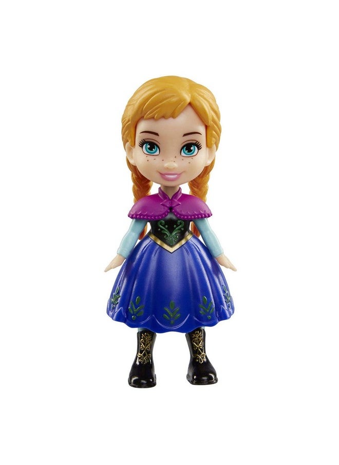 Jakks Pacific Disney Princess Poseable Anna Movie Dress Mini Toddler Frozen Doll 3 