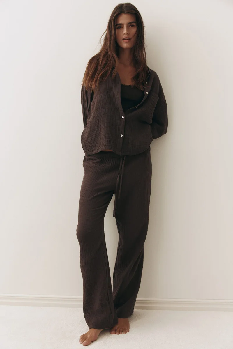 H&M Cotton muslin pyjamas