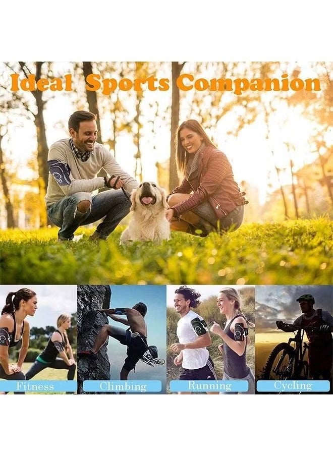 Beauenty Phone Armband Holder Wrist Bag Multi-Colors Durable Waterproof For Running,Exercise ,Biking,Hiking, Fishing ,Camping For Women Men-Black  - Image 4