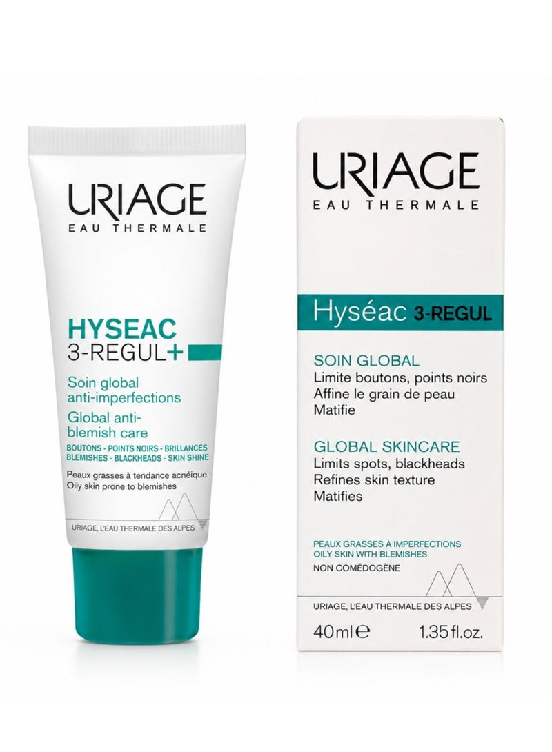 Uriage Hyséac 3-Regul+ Global Care 40ml - Image 1