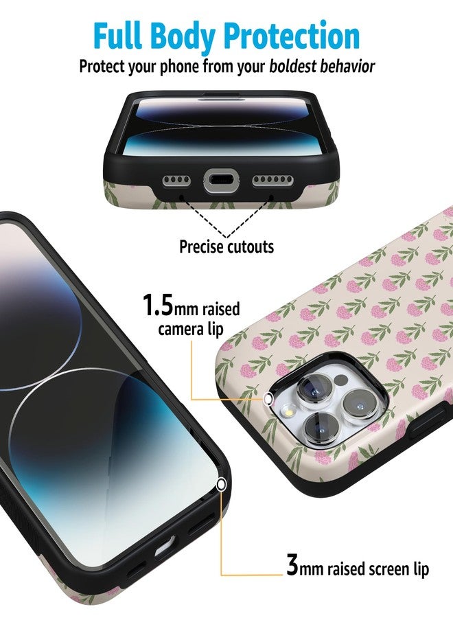 Casely جراب Casely لهاتف iPhone 16 Pro Max | زهور جينا | مرح في أيام الأسبوع | متوافق مع MagSafe | تصميم جريء لحماية الهاتف - Image 2