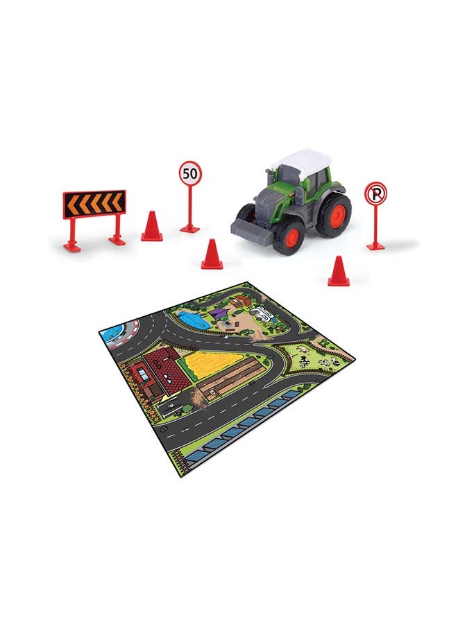 Dickie Micro Rescue Vehicle with Play Mat, 70 x 80 cm, Includes Road Sign, 1 9 cm Car, 4 Different Models, Random Delivery, from 3 Years - Image 5