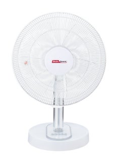 Electro General Table Fan - 16 inch (40 cm) - All Copper Motor (74*18 mm) - 5 Powerful AS Blades - 3 Speed ​​Settings - 1 Hour Timer - Elegant White and Grey Design - Without Remote Control Model FTB-W633  - Image 2