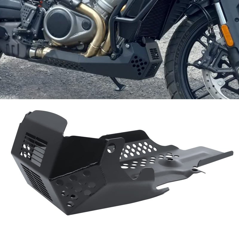 Worldmotop Engine Skid Plate Compatible with Harley PAN America 1250 RA1250 PA1250 PAN America 1250S 2021 2022 2023 2024 Motorcycle Engine Protective Cover