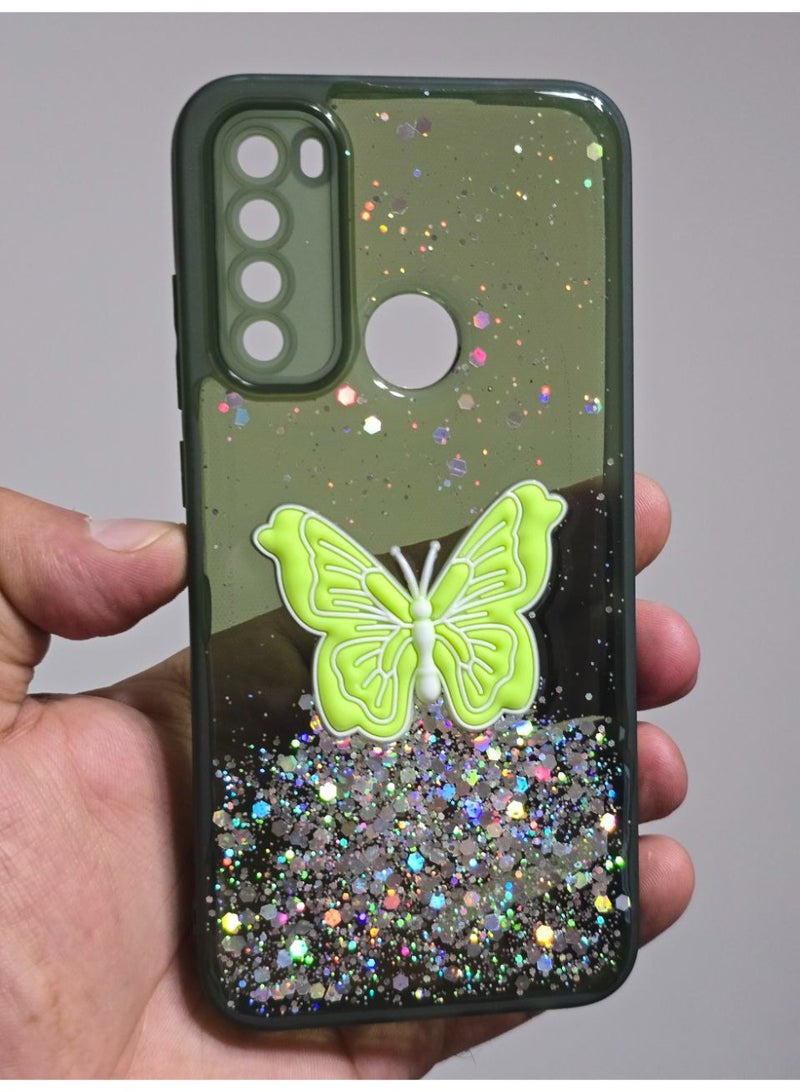 Butterfly Print Back Cover Compatible With Phone Xiaomi Redmi Note 8 - Image 1