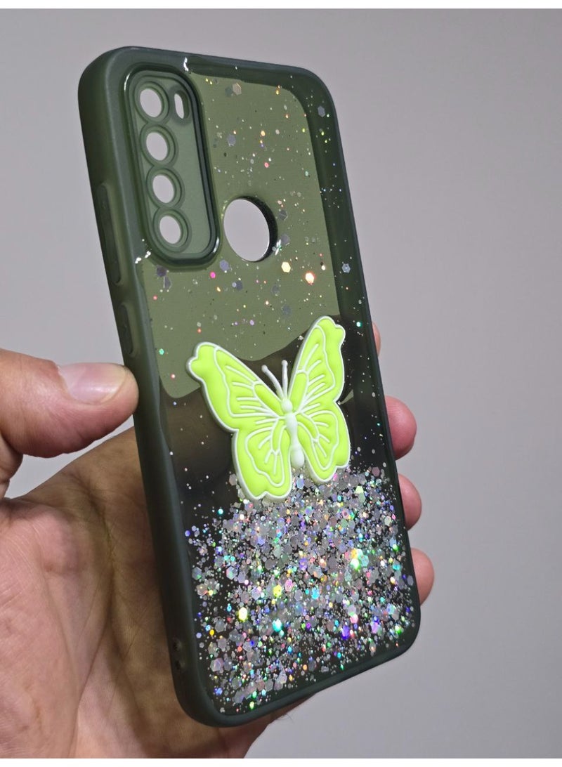 Butterfly Print Back Cover Compatible With Phone Xiaomi Redmi Note 8 - Image 3