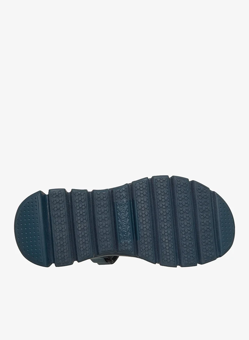 Skechers BLUE MESH/PU Glide Step Sandal for Men | Best Price UAE