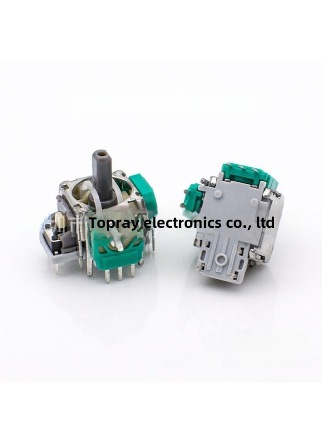 Generic - 3d Potentiometer Joystick Abc Three-color Brand Ps4 Game Controller Xbox Compatible Digital Computer Game Joystick-Product Color:C- Green Gray Bottom - Image 1