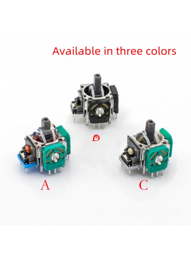 Generic - 3d Potentiometer Joystick Abc Three-color Brand Ps4 Game Controller Xbox Compatible Digital Computer Game Joystick-Product Color:C- Green Gray Bottom - Image 1