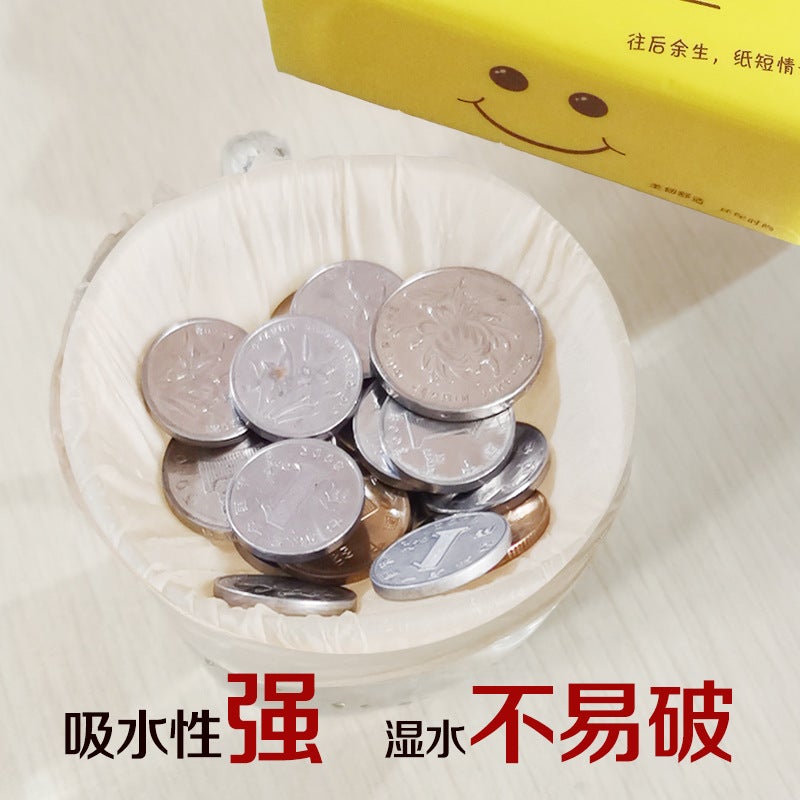 Five-Layer Household Napkins, Smiley Face Paper, El Facial Tissue, Restaurant Tissue, Small Package, Portable El Tissue Paper - Image 4