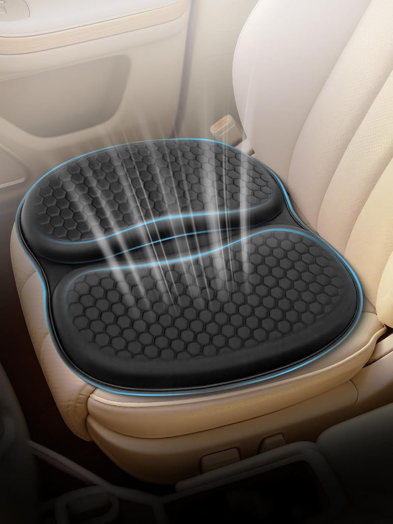 Nicecastle Premium Honeycomb Dual Gel Seat Cushion - Soft & Breathable Car Seat Cushion for Pain Relief - Image 1