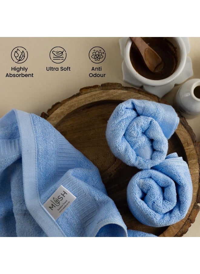 4  Mush Bamboo Face Towel (Set of 3, Sky Blue, 14 x 14 Inches) - pzsku/Z2A40568898632EC5D06EZ/45/_/1728988831/48f9de88-e111-41ce-be0d-4d9a6db363be