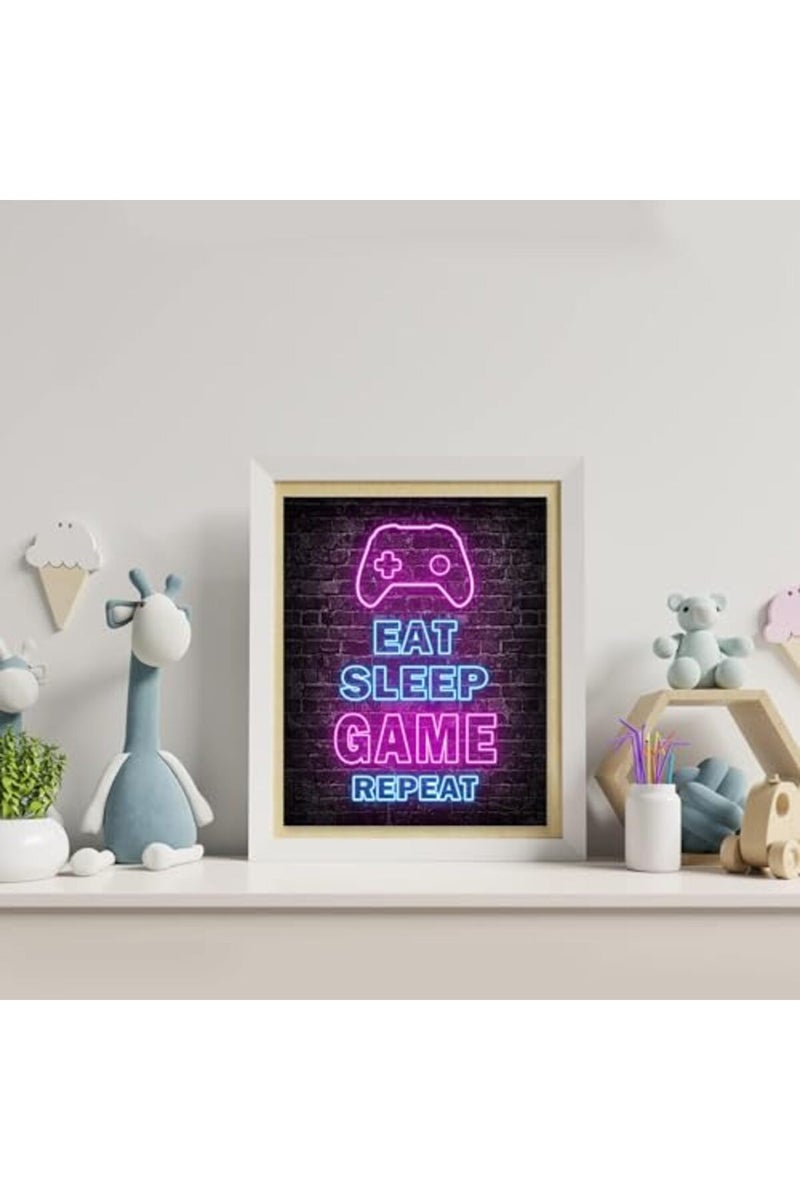 BPA® Printed Neon Gaming Posters Set of 4, 50x40 cm - Image 4