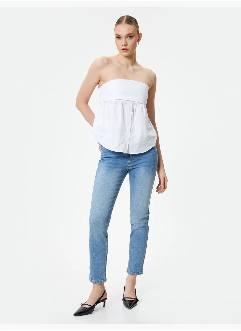 كوتون Slim Straight Jean