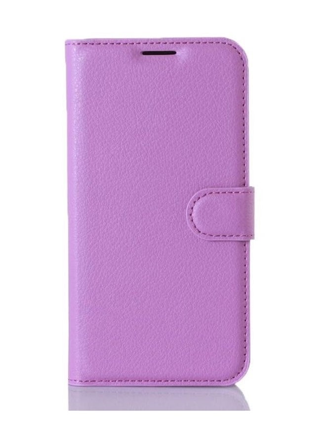 Leather Protective Case Cover For Xiaomi Mi 3 Pro Purple - Image 1
