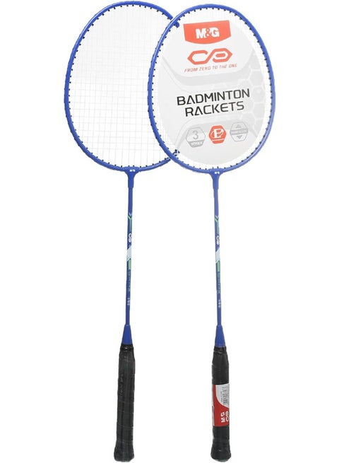 مجموعة مضارب تنس الريشة M2، مضربان خفيفان الوزن نابضان بالحياة مع 3 ريشات للعب الديناميكي