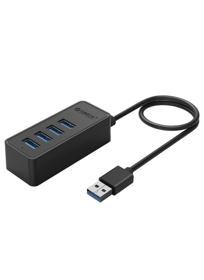 BURAQ - ORICO W5P-U3-30 4-Port USB 3.0 Desktop HUB with 30cm Micro USB Cable Power Supply(Black) - Image 1