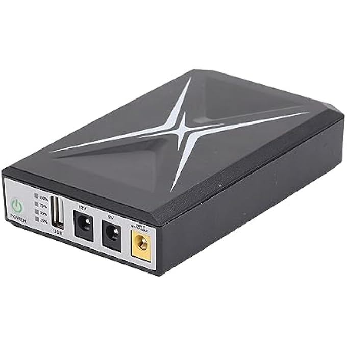 MINI UPS CAMERA UNINTERRUPTIBLE POWER SUPPLY 10400MAH LARGE CAPACITY FOR ROUTER MODEM SECURITY CAMERA - Image 1