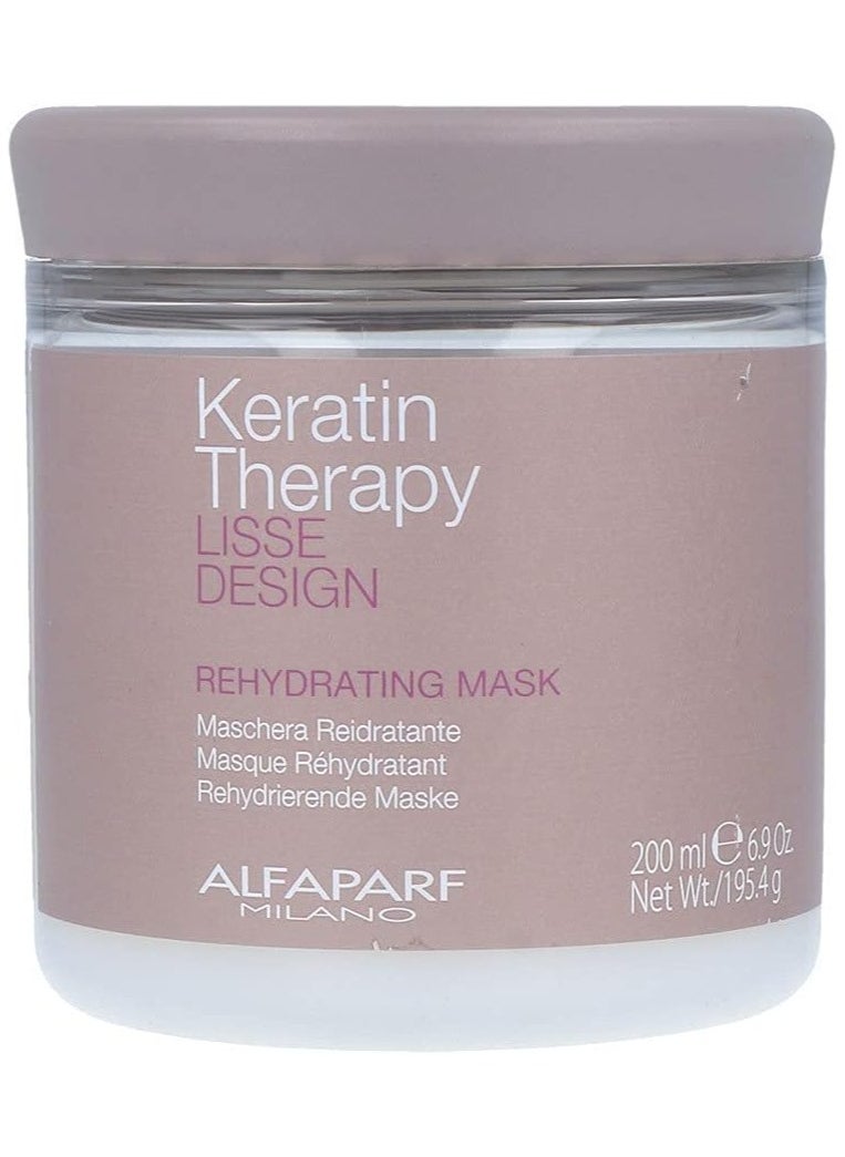 ALFAPARF MILANO Keratin Therapy Rehydrating Mask 200ml  - Image 1