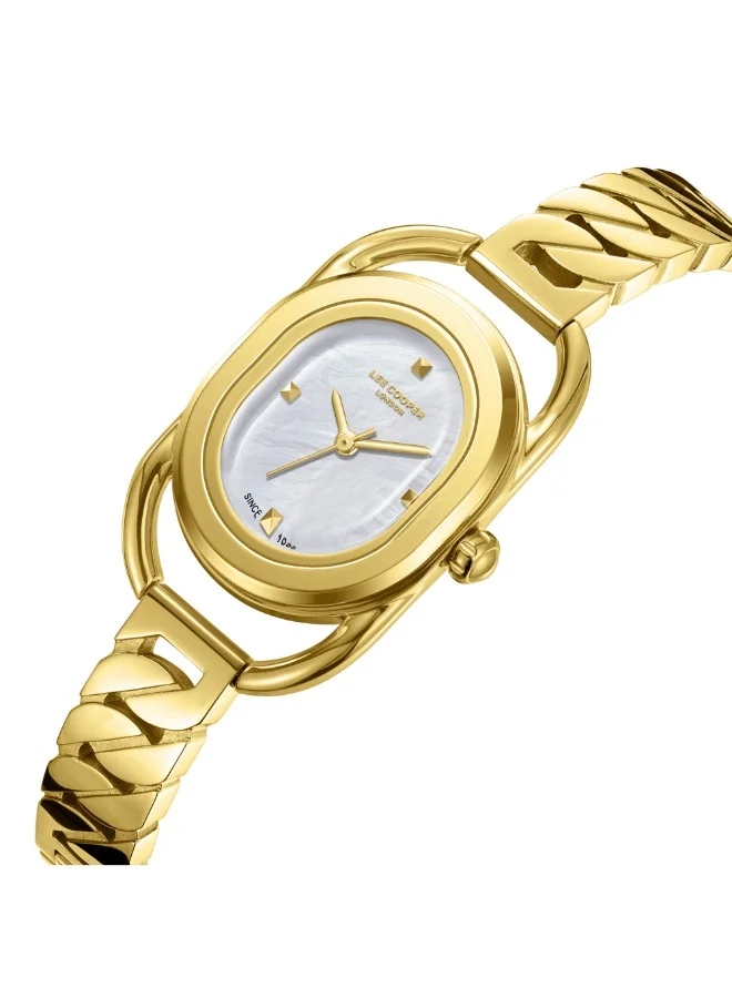 لي كوبر ساعة يد تناظرية معدنية * مم