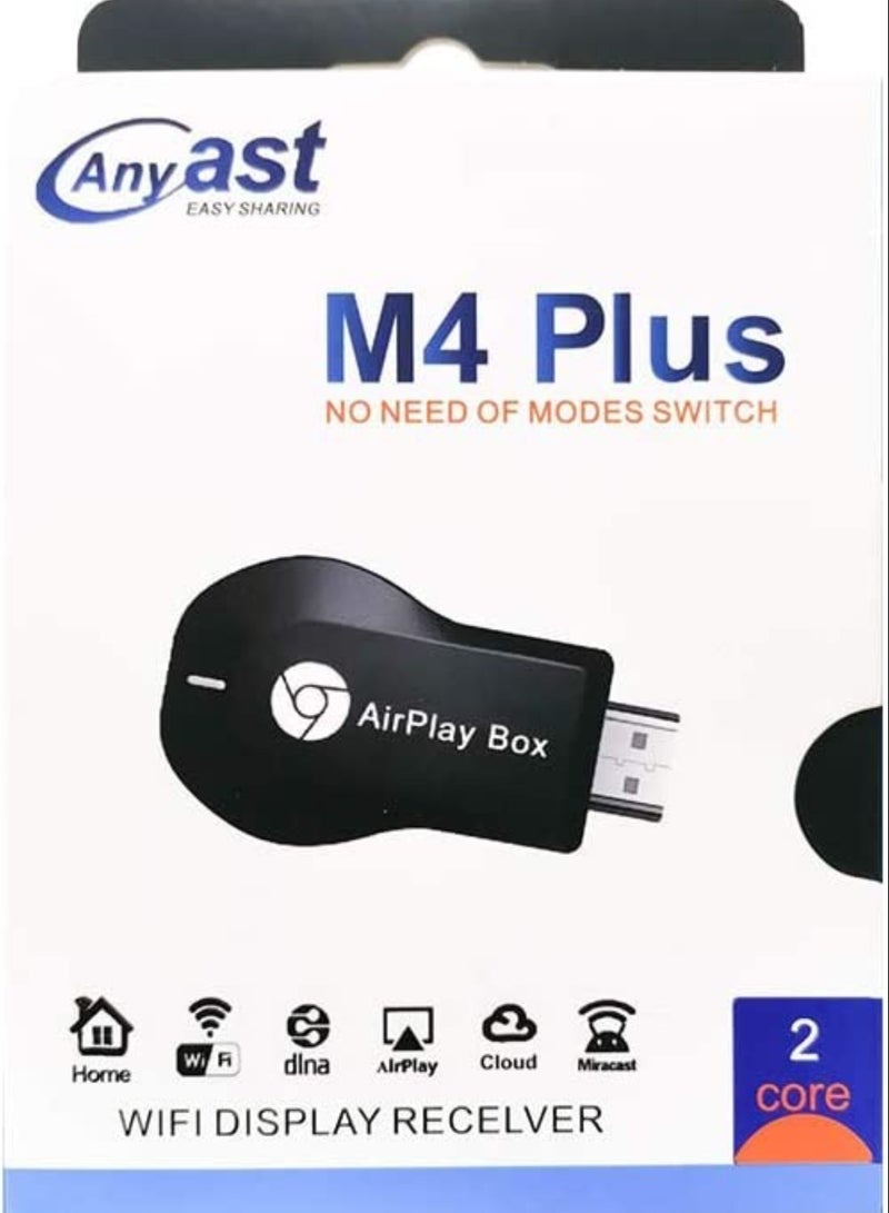 M4 Plus Wireless WiFi Display Dongle Receiver 1080P HDMI - Image 1