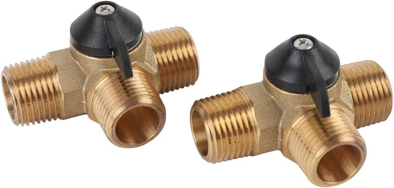 RV Water Heater Bypass Kit Brass 12 Inch Reinforced Hose and Fittings for Yacht RV Strong Structure Easy Installation Practical Tool - Image 3