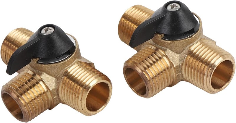 RV Water Heater Bypass Kit Brass 12 Inch Reinforced Hose and Fittings for Yacht RV Strong Structure Easy Installation Practical Tool - Image 5