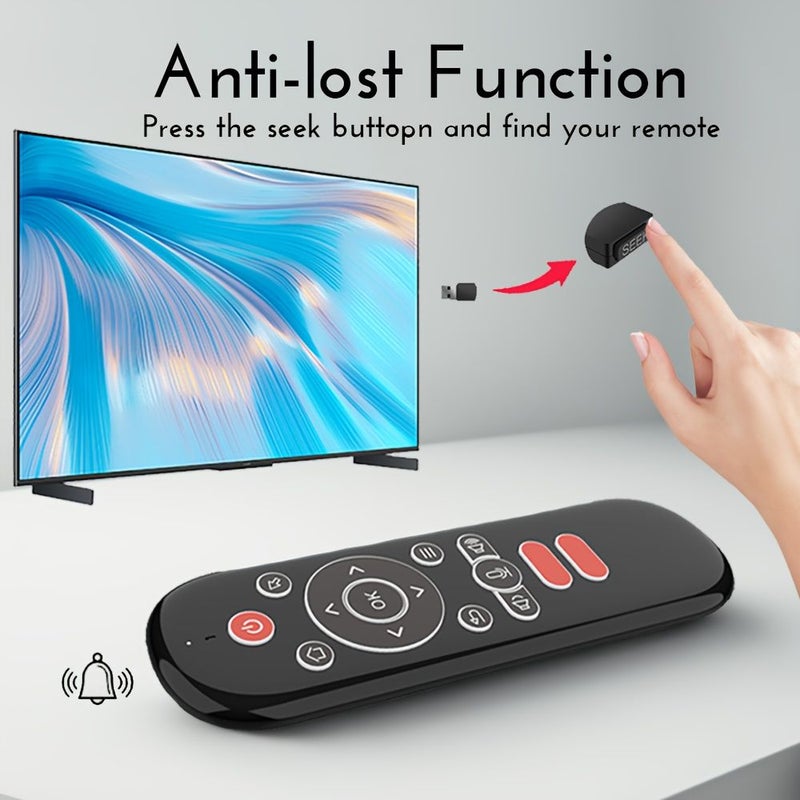 2 4G Wireless Air Mouse Remote Control With Mini Keyboard Backlit And 6 Axis Gyroscope Voice Search IR Learning For Android TV Box Projector PS3 PC - Image 2