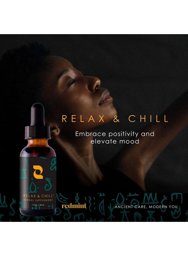 Redmint Relax & Chill Herbal Tincture | Natural Mood Support Herbal Supplement Liquid Drop | Rooted in Ancient TCM Wisdom to Promote Calmness | 30 ml - Image 3