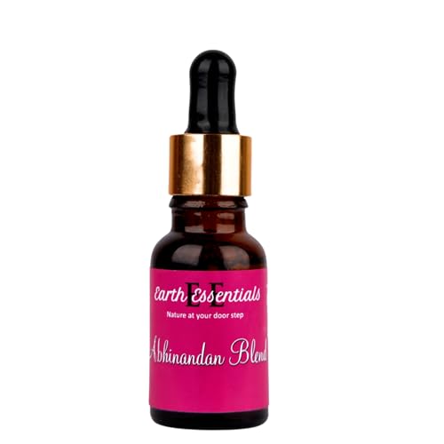 Earth Essentials Abhinandan Oil BlendEssential Oil Blend for Diffuser - Essential Oils for Diffusers Aromatherapy and Wellness with Ylang-Ylang ,Rosemary, Lemon ,Chamomile and Lavender Essential Oils for a Welcome Scent 15 ml - Image 1