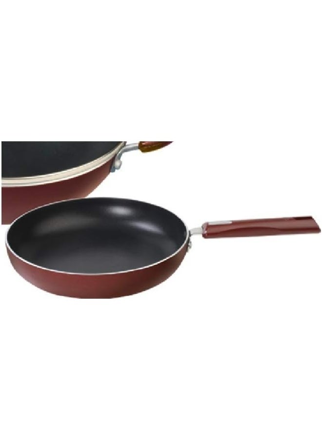 NIRLEP Bajaj Fry pan,Kadai,Tawa Non Stick & Induction cook wear Flat Tawa, Fry Pan & Kadhai with Lid Premium product from Nirlep - Image 2