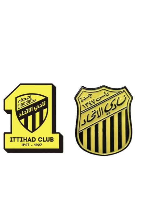Metal Ittihad Sticker for Mobile and Any Surface 2 Pieces