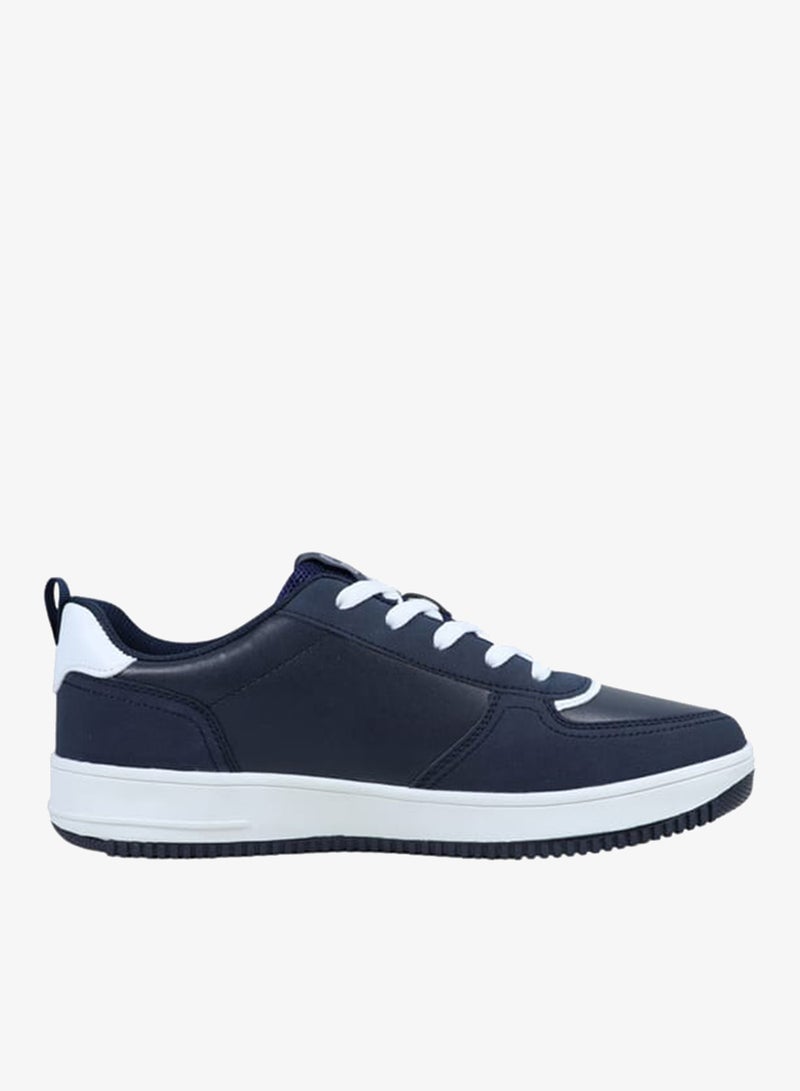 GAP Men's Logo Print Sneakers with Lace-Up Closure - BOSTON III - Image 2