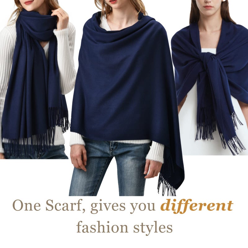 FURTALK Winter Scarf for Women Pashmina Shawl Wraps Soft Warm Fashion Blanket Scarves Gifts - Image 3