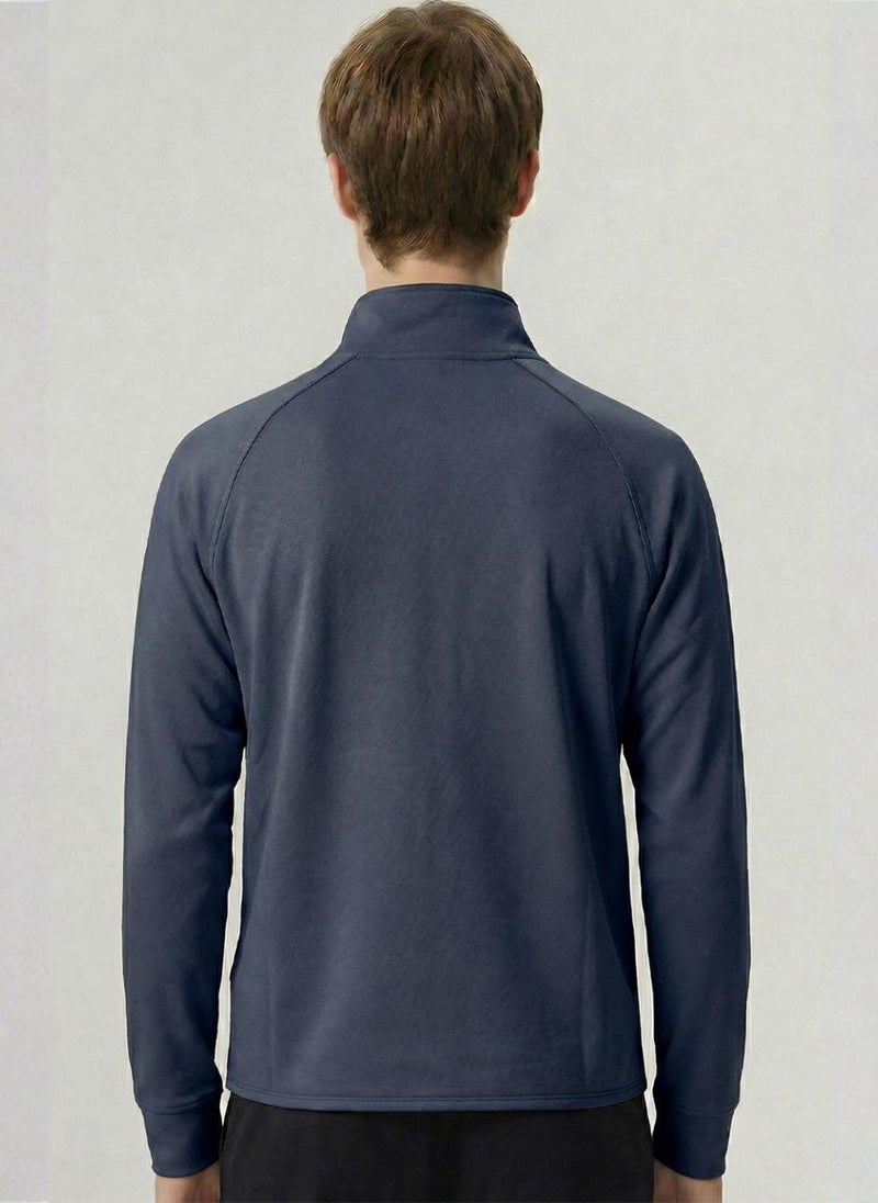 Nobero UPF 50 Jacket | Men Zip Jacket | Regular Fit | Elastomultiester-Polyester Blend | UPF 50 Sun Protection | Anti-Odor & Anti-Microbial Finish - Image 4