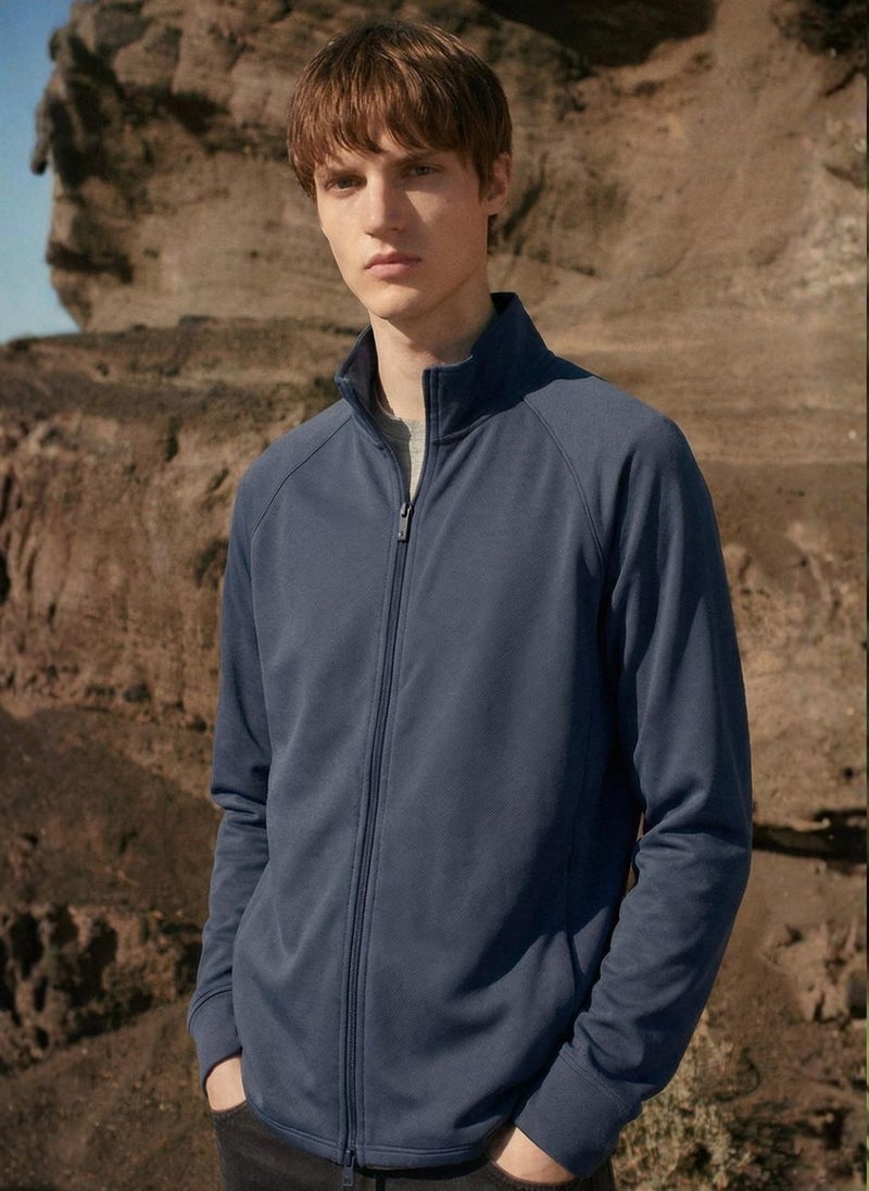 Nobero UPF 50 Jacket | Men Zip Jacket | Regular Fit | Elastomultiester-Polyester Blend | UPF 50 Sun Protection | Anti-Odor & Anti-Microbial Finish - Image 1