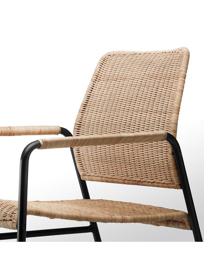 erorex Armchair, rattan/anthracite - Image 4