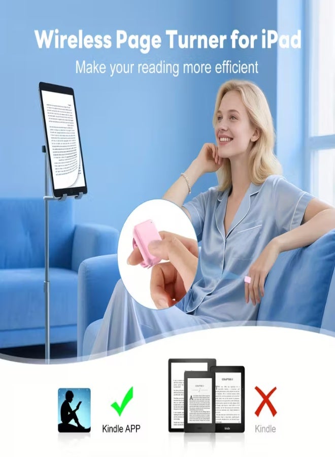 Premium Multi-Function Touch Ring Remote Control – Wireless Finger Page Turner, Compatible with TikTok, YouTube, IG Shorts, Kindle App for iPhone, iPad, and Android Tablets - Black - Image 5