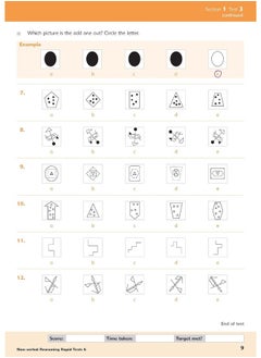 11+ Non-verbal Reasoning Rapid Tests Book 6: Year  - Image 1