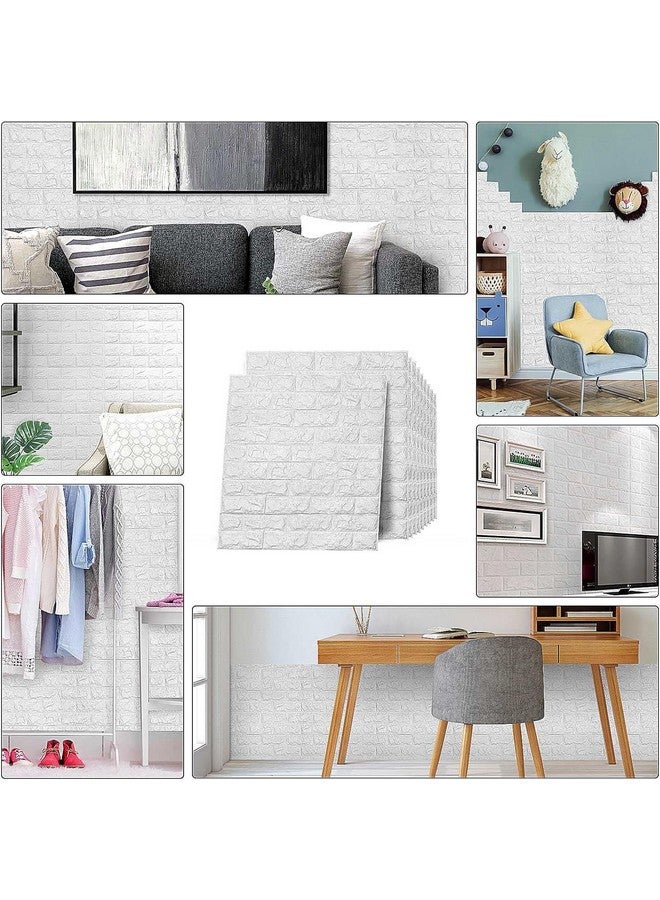 Rylan Self-Adhesive Waterproof PE Foam 3D Wall Panels Wallpaper Sticker for Bathroom, Living Room, and Home Decoration (70 x 77cm, Appx. 5.8Sq Feet)-1 Piece - Image 3