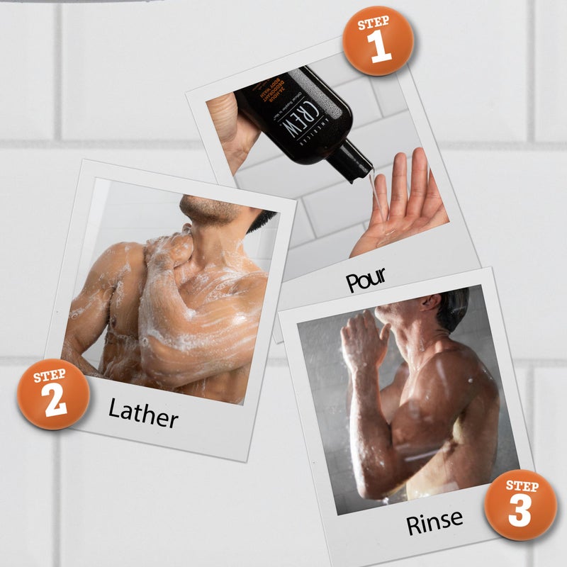 American Crew Men's Deodorant Body Wash with 24 Hour Odor Protection, Skin Care Gift for Him, 15.2 fl oz - Image 5