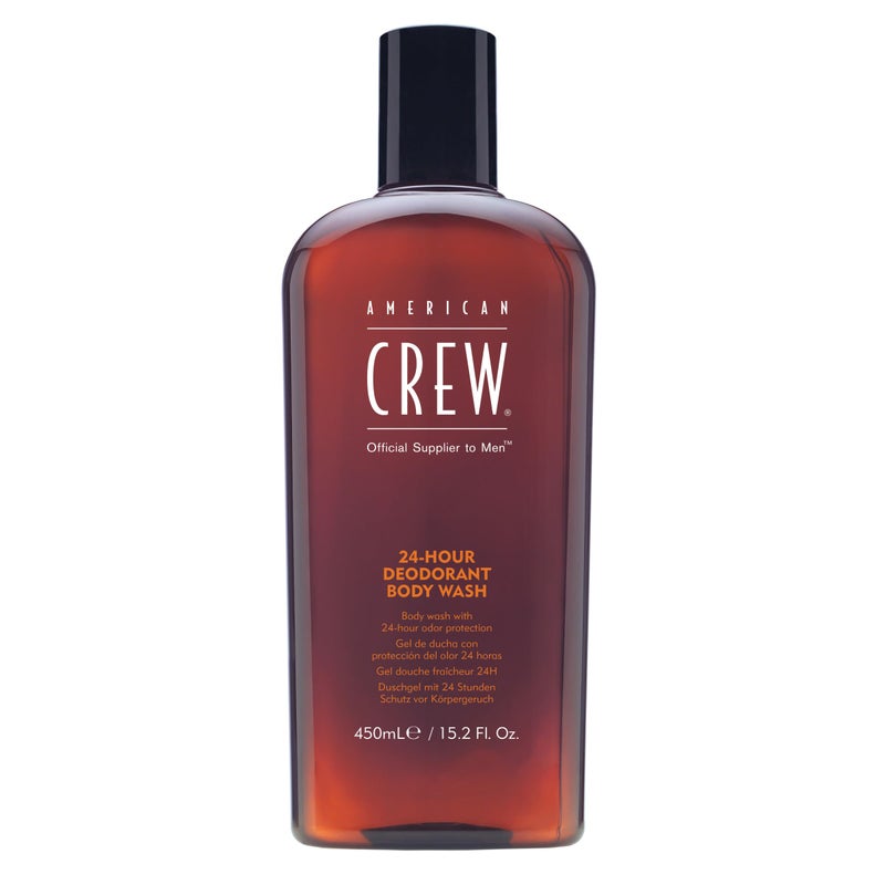 American Crew Men's Deodorant Body Wash with 24 Hour Odor Protection, Skin Care Gift for Him, 15.2 fl oz - Image 1