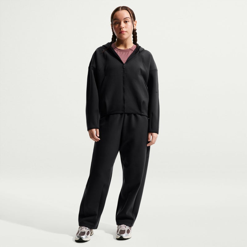 Nike (WMNS) Nike MAVN Therma-FIT Knit Full-Zip Hoodie 'Black' - Image 4