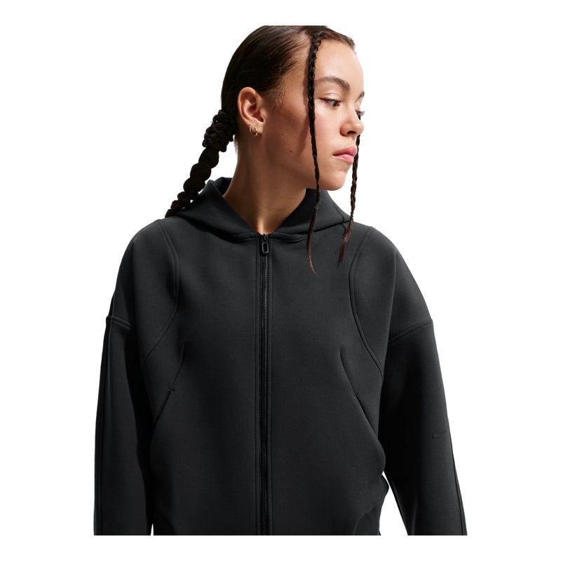 Nike (WMNS) Nike MAVN Therma-FIT Knit Full-Zip Hoodie 'Black' - Image 1