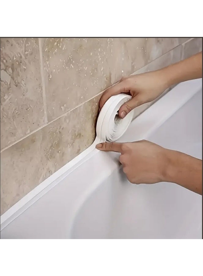 شريط لاصق مانع للتسرب، شريط لاصق مانع للتسرب مقاوم للماء والغبار للمرحاض والحمام والدش - Image 2